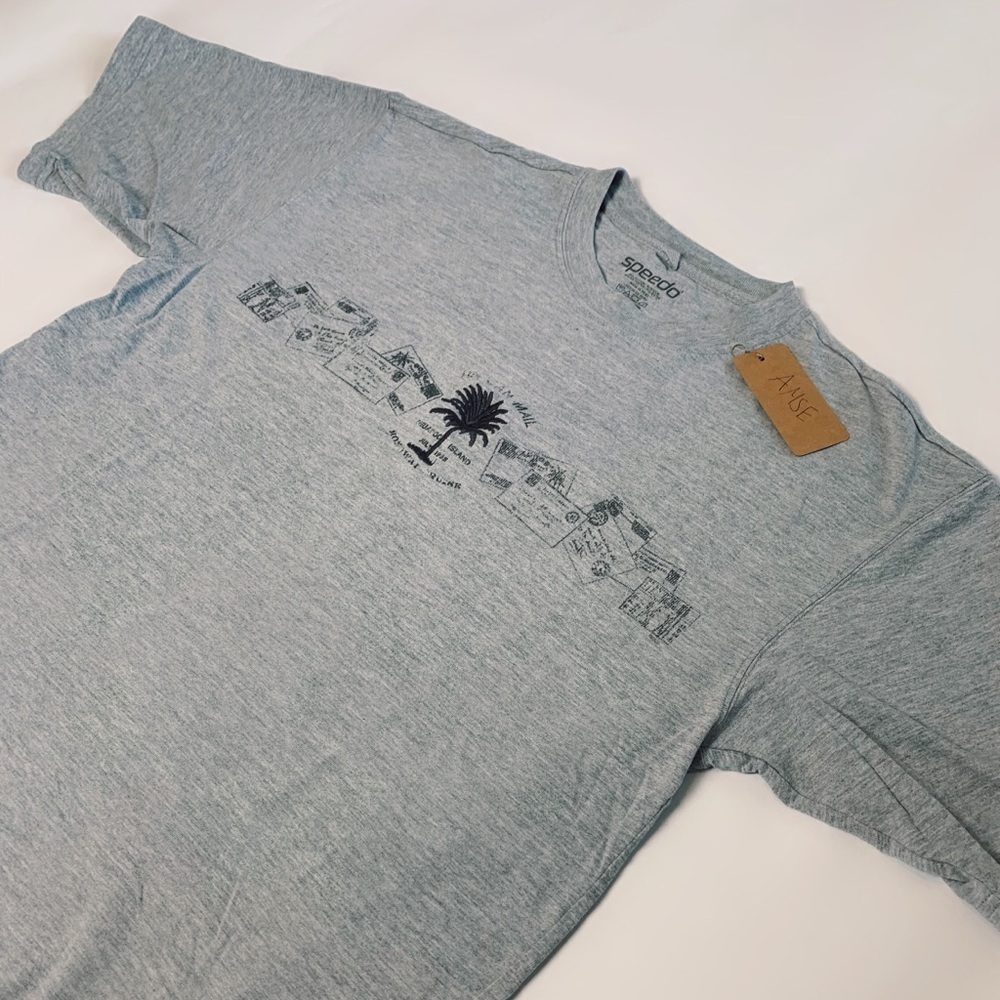 Vintage inspired hawaii gray shirt